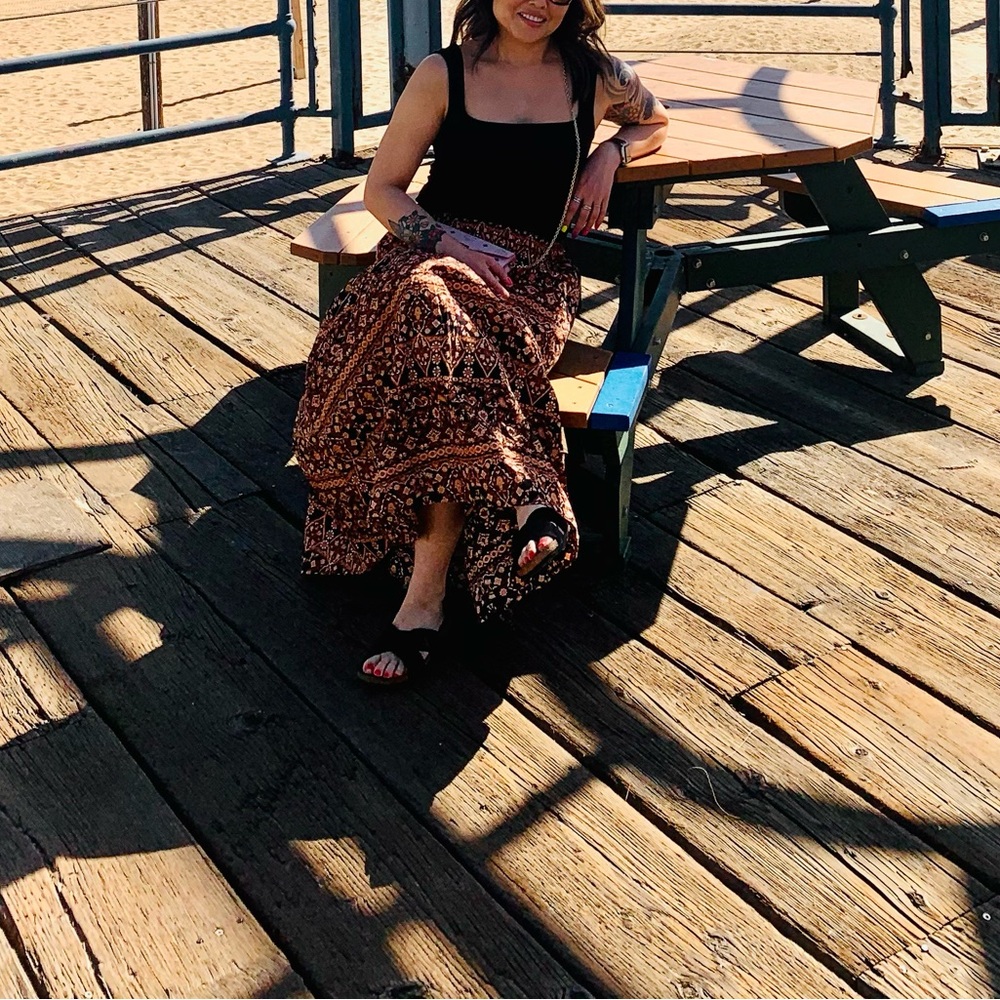 Free People All About the Tiers Skirt w/ Pockets - size S - Picture 4 of 6